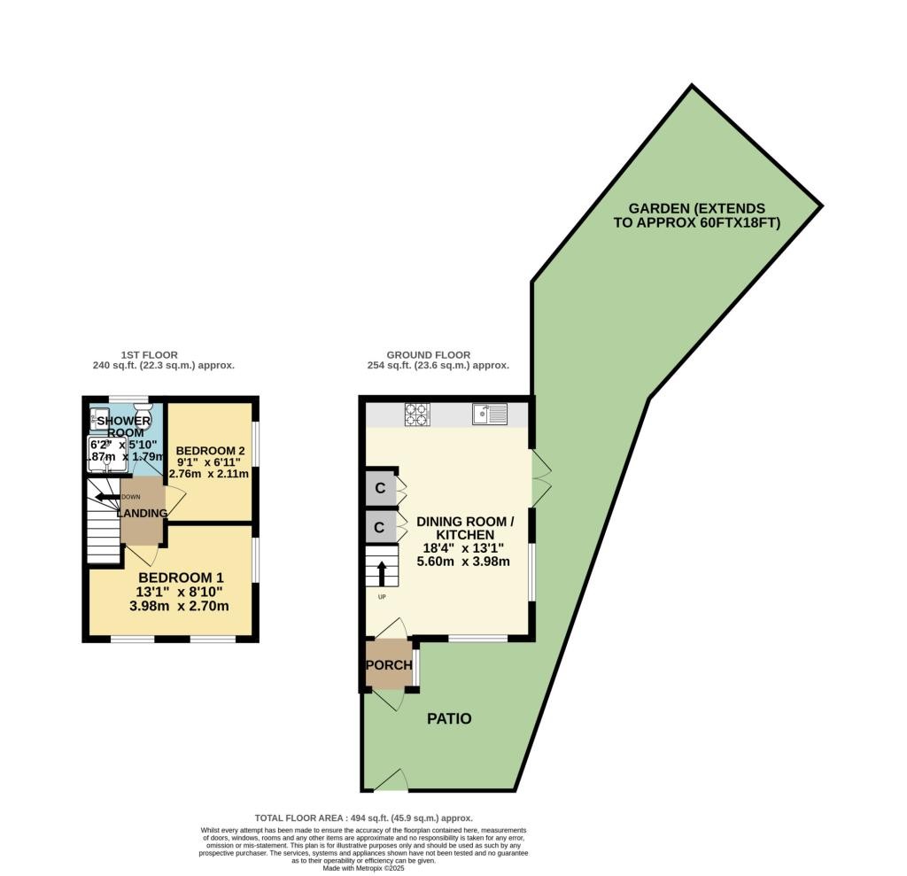 Floorplans For Crescent Way,  London, N12