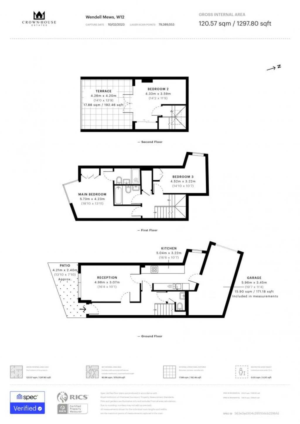 Floorplans For Wendell Mews,  London, W12